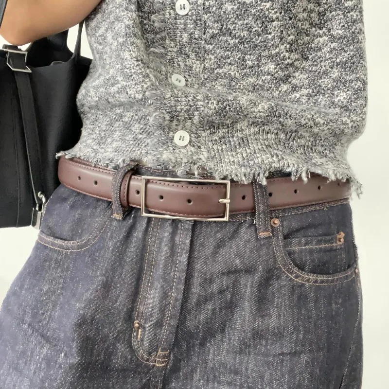 New High-end Japanese Buckle Cowhide Belt for Women Paired with Jeans Versatile Decoration Casual Belt Trend 2024 Niche
New High-end Japanese Buckle Cowhide Belt for Women Paired with Jeans Versatile Decoration Casual Belt Trend 2024 Niche