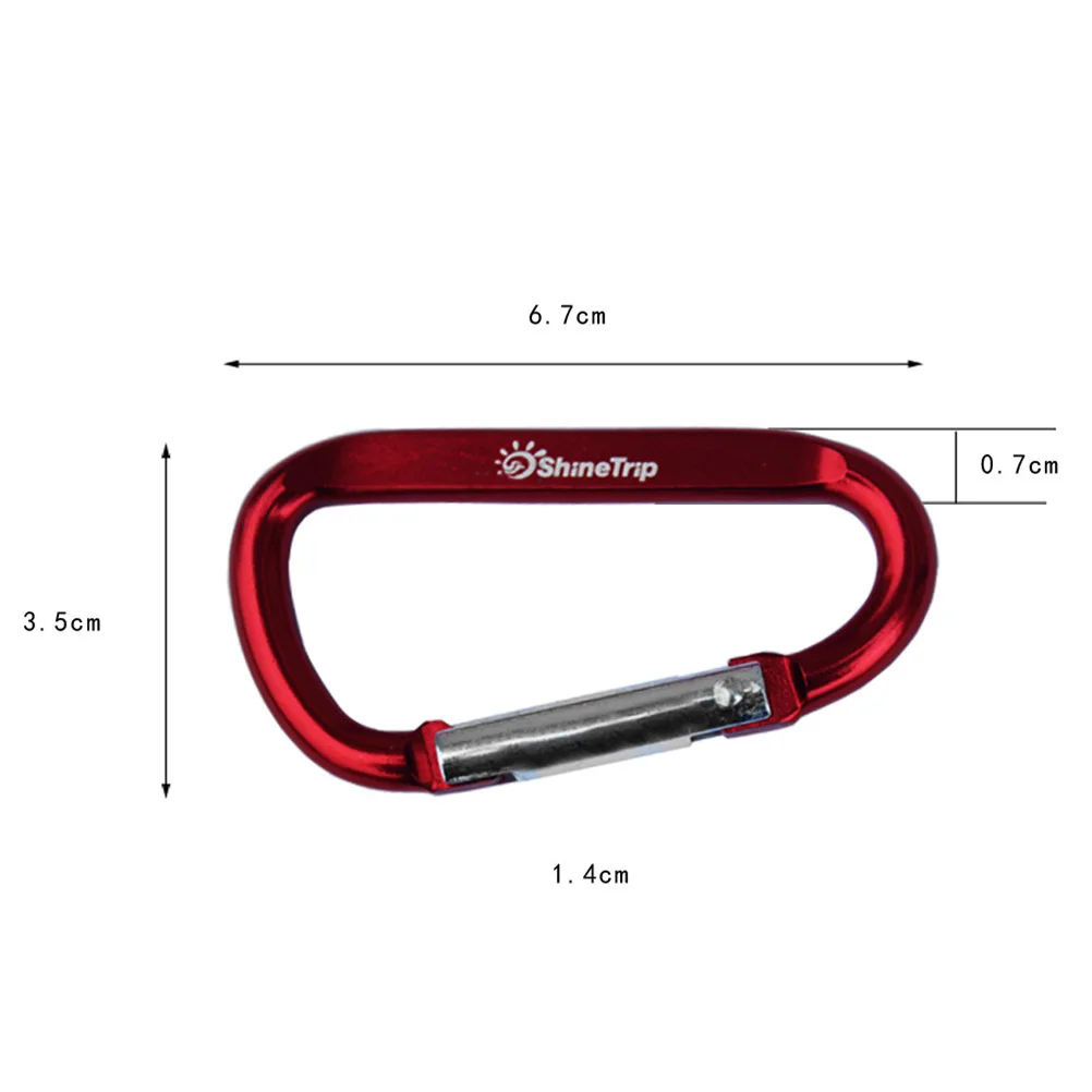 12pcs Quick Buckle Hiking Tool D Shaped Carabiner Clip Climbing Camping Heavy Duty Keychain Attachment Hook
12pcs Quick Buckle Hiking Tool D Shaped Carabiner Clip Climbing Camping Heavy Duty Keychain Attachment Hook