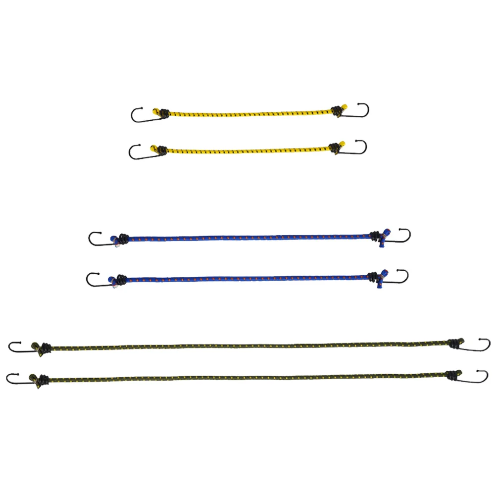 6pcs Bungee Cords Elastic Ropes Sturdy Outdoor Camping Tent Fixing Luggage Binding Clothesline Portable Travel Hooks
6pcs Bungee Cords Elastic Ropes Sturdy Outdoor Camping Tent Fixing Luggage Binding Clothesline Portable Travel Hooks