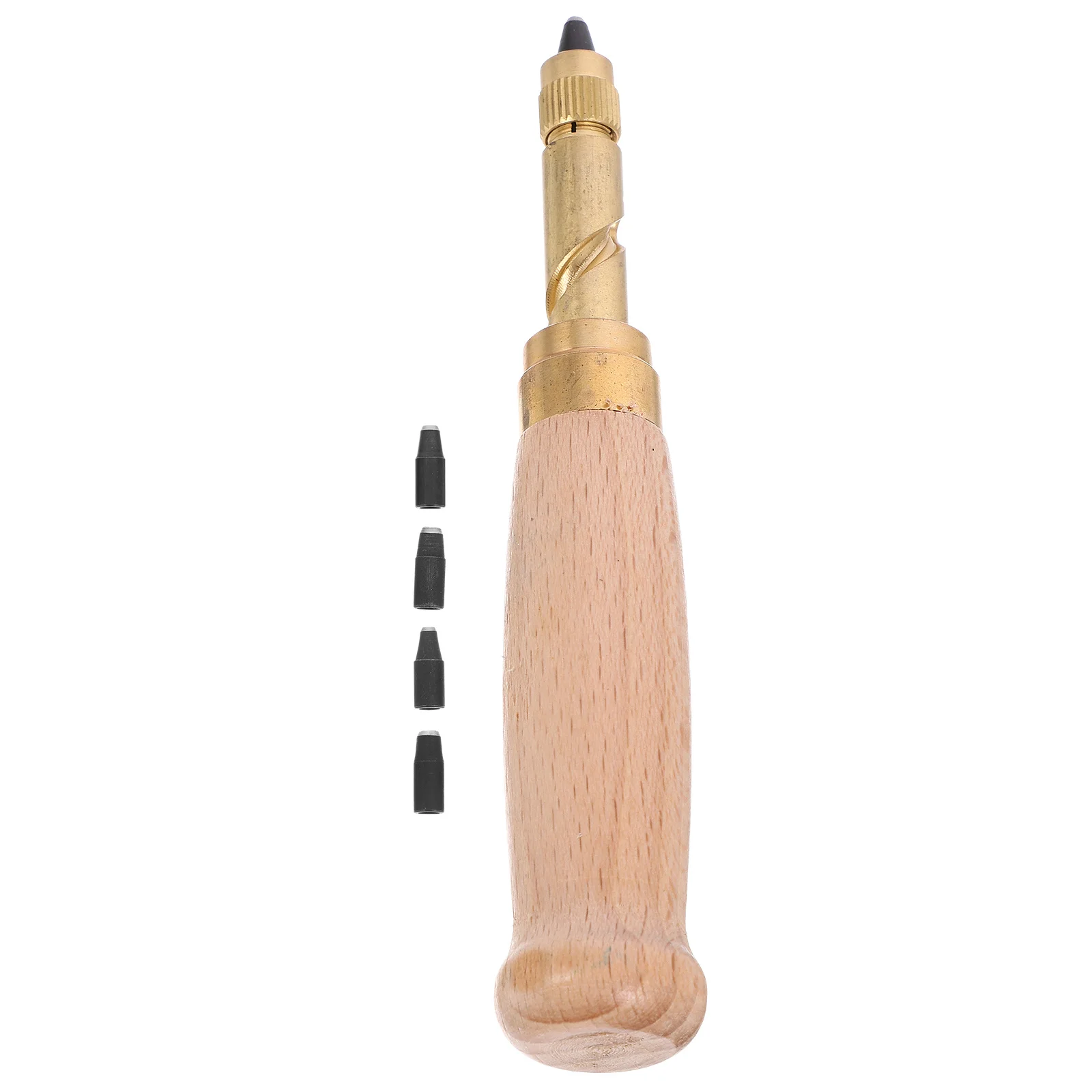 6 pcs Brass Screw Tool Wood Handle 1.5Mm 2Mm 2.5Mm 3Mm 3.5Mm 4Mm Craft Paper Binding Japanese Hole Punch Bookbinding
6 pcs Brass Screw Tool Wood Handle 1.5Mm 2Mm 2.5Mm 3Mm 3.5Mm 4Mm Craft Paper Binding Japanese Hole Punch Bookbinding