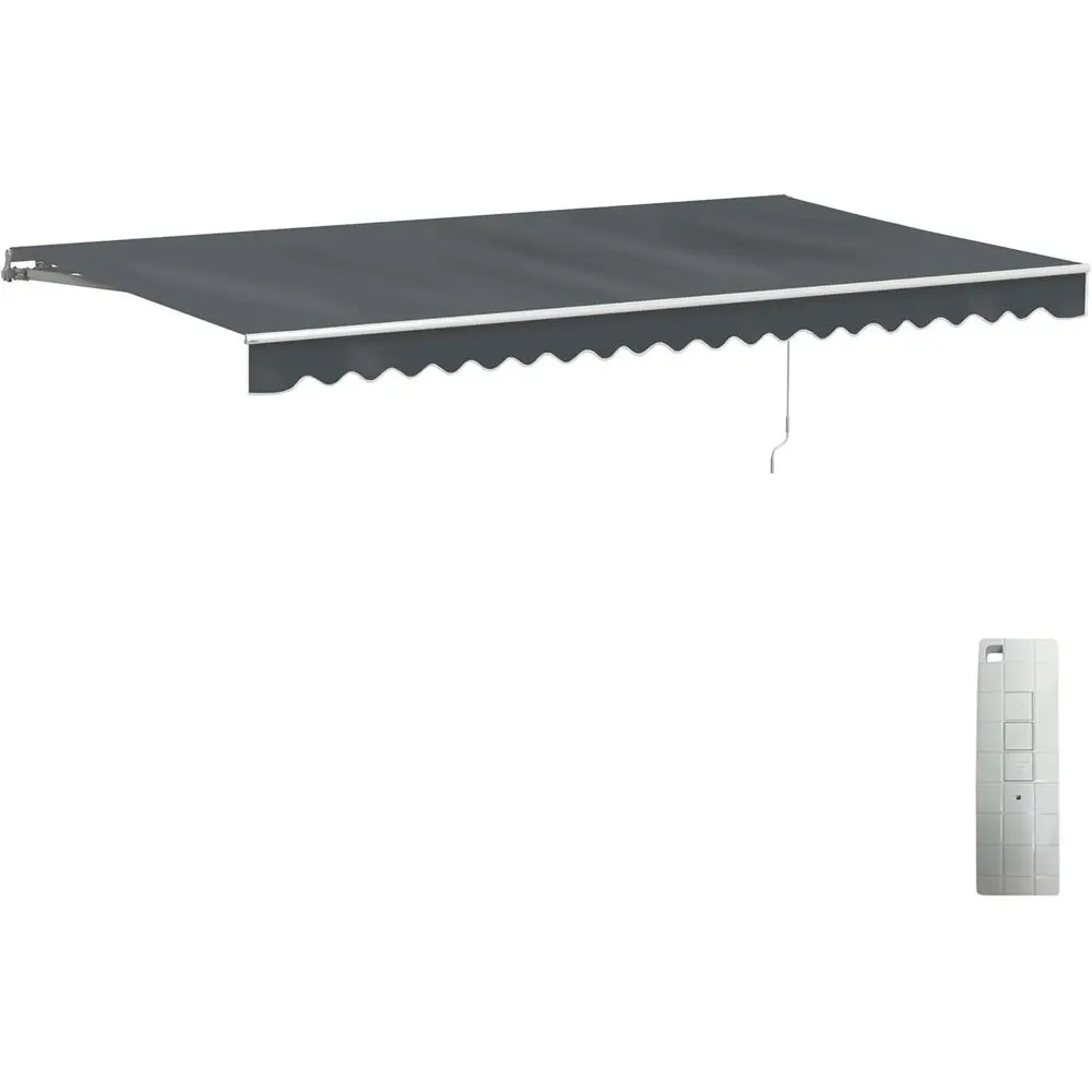 Motorized Patio Awning 16x10 eet Electric WhitAwning Remote Control Motorized & Manual Crank Outdoor Shade with UV-Resistant abr
Motorized Patio Awning 16x10 eet Electric WhitAwning Remote Control Motorized & Manual Crank Outdoor Shade with UV-Resistant abr