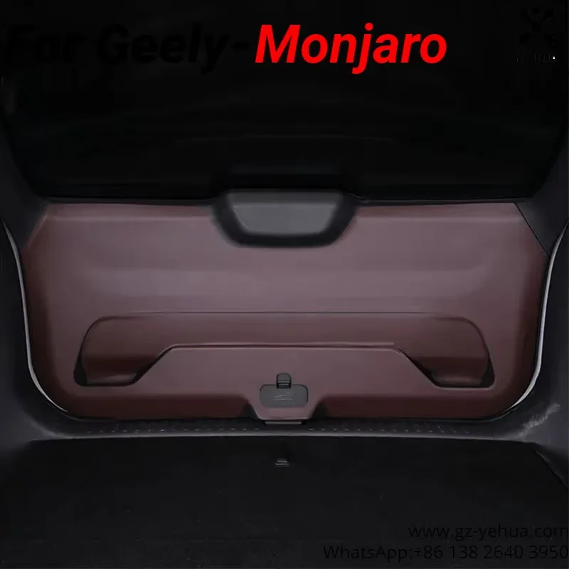 For GEELY Monjaro Manjaro Xingyue L KX11 2022 2023 Car Trunk Tailgate Anti Kick and Dust Pad Protection PU Leather
For GEELY Monjaro Manjaro Xingyue L KX11 2022 2023 Car Trunk Tailgate Anti Kick and Dust Pad Protection PU Leather