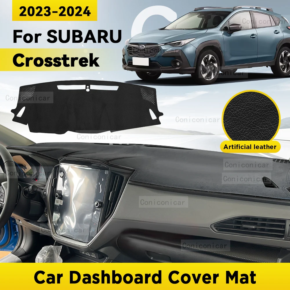 Коврик для приборной панели, защитный коврик для SUBARU Crosstrek 2023 2024, автомобильные аксессуары, Солнцезащитный ковер для приборной панели, коврик для приборной панели с защитой от УФ-лучей
Коврик для приборной панели, защитный коврик для SUBARU Crosstrek 2023 2024, автомобильные аксессуары, Солнцезащитный ковер для приборной панели, коврик для приборной панели с защитой от УФ-лучей