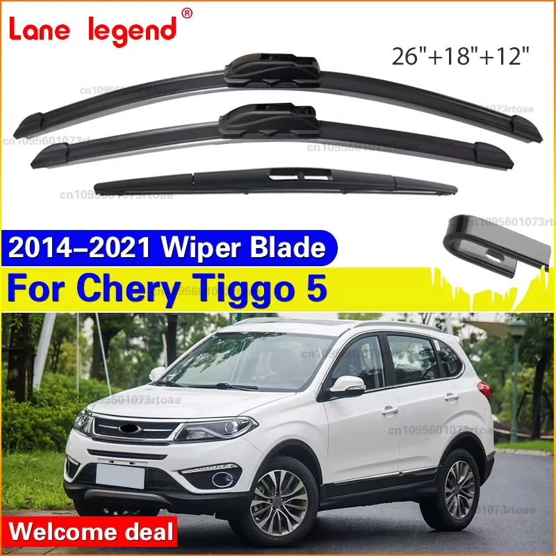 Windshield Wipers Car Accessories 26"+18"+12" Car Wiper Blade For Chery Tiggo 5 Grand Tiggo5 DR6 EVO6 2014-2021 Windscreen
Windshield Wipers Car Accessories 26"+18"+12" Car Wiper Blade For Chery Tiggo 5 Grand Tiggo5 DR6 EVO6 2014-2021 Windscreen