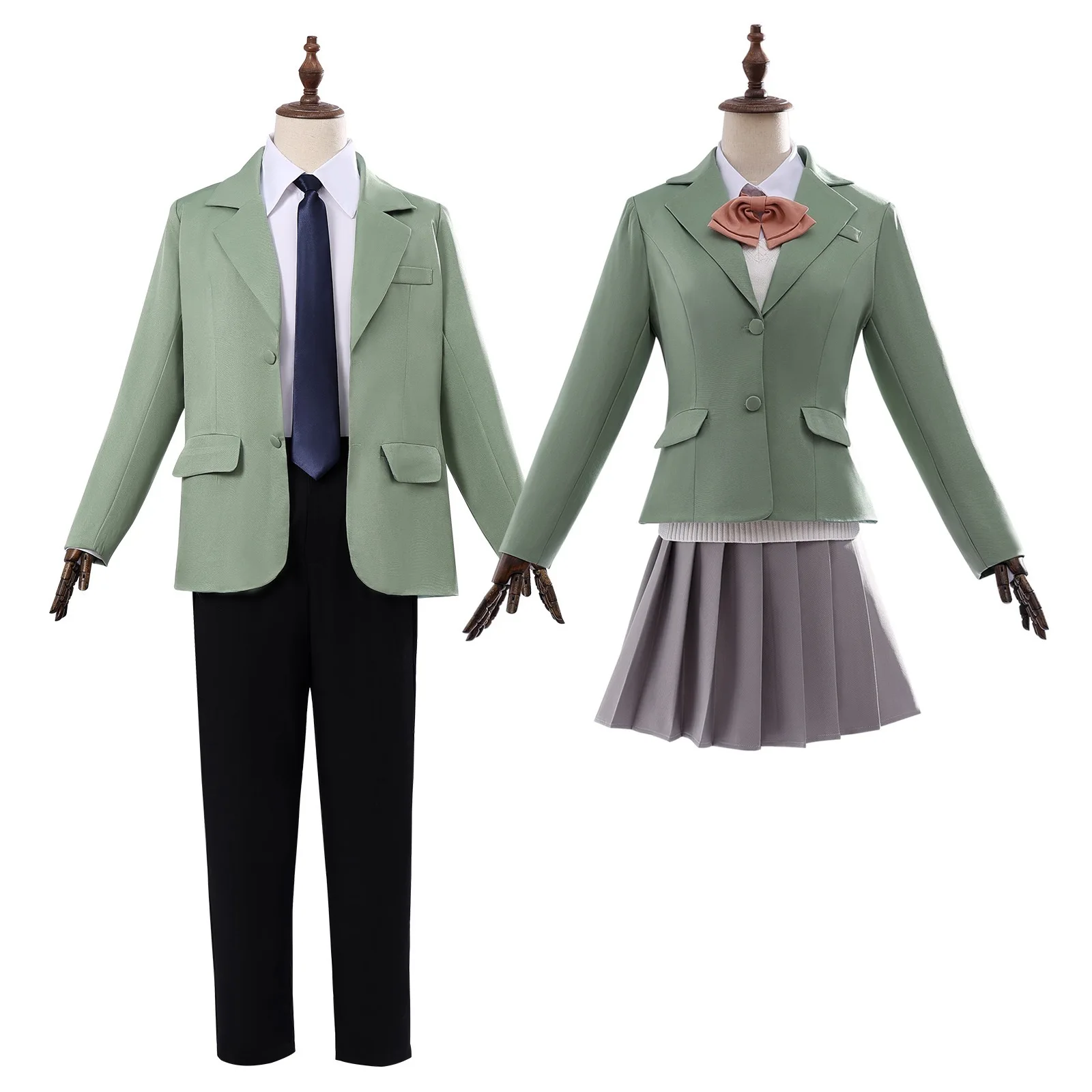 Yukiya Asagi & Sakura Miku Cosplay JK Uniform, Gray Green Japanese School Outfit for Men Women Halloween Carnival
Yukiya Asagi & Sakura Miku Cosplay JK Uniform, Gray Green Japanese School Outfit for Men Women Halloween Carnival