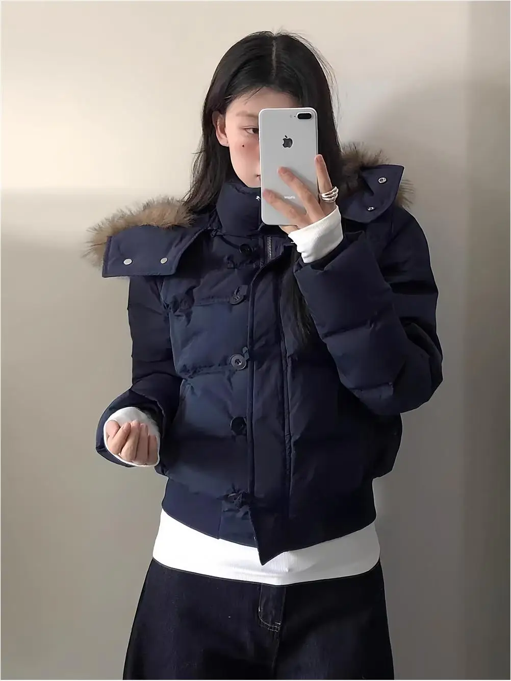 High Waist Short Thickened Cotton Jacket Women's Winter New Style Quilted Coat with Fur Collar Korean Style Slim Fit Coat
High Waist Short Thickened Cotton Jacket Women's Winter New Style Quilted Coat with Fur Collar Korean Style Slim Fit Coat