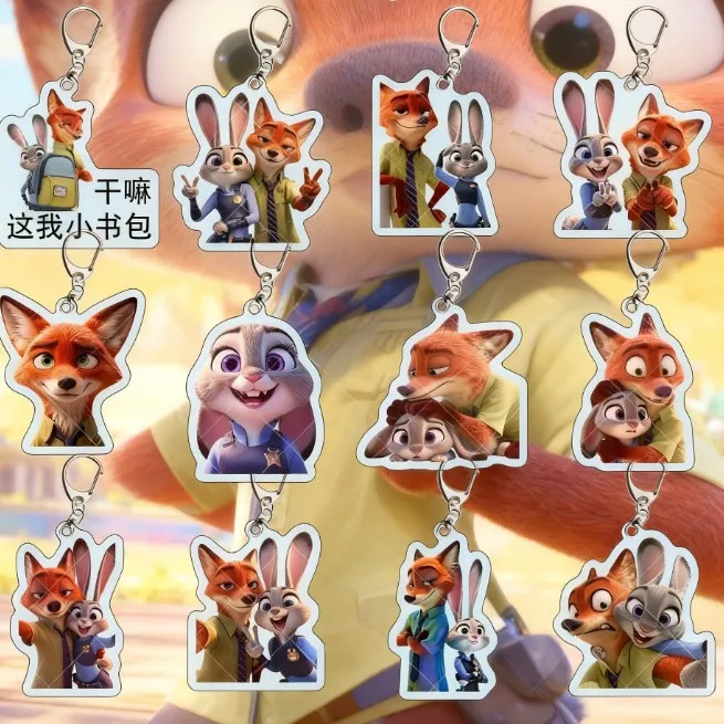 Брелок Zootopia, толстая двухсторонняя акриловая пряжка, аксессуар для куклы Джуди, подвеска на рюкзак
Брелок Zootopia, толстая двухсторонняя акриловая пряжка, аксессуар для куклы Джуди, подвеска на рюкзак