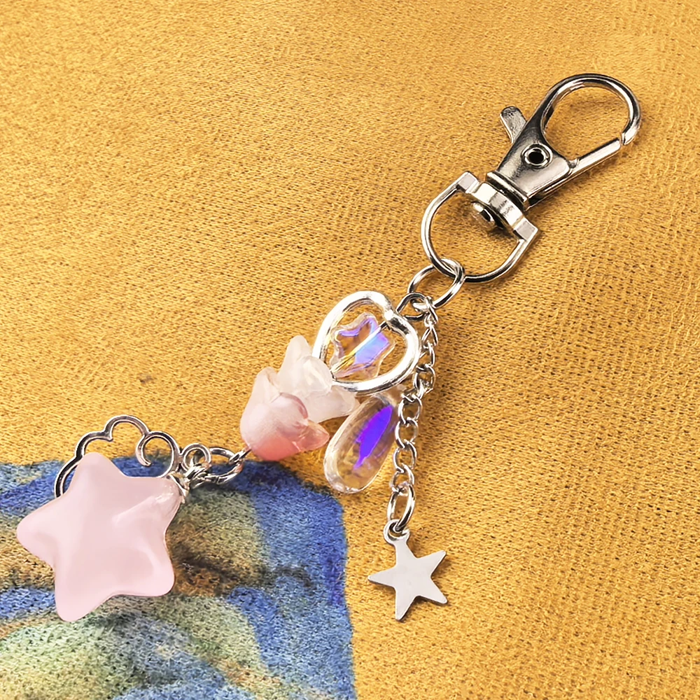 Jelly Star Charm Keychain Handmade Pink and Blue Y2K Matching Key Ring Backpack Pendant Decoration Jewelry Accessories Gifts
Jelly Star Charm Keychain Handmade Pink and Blue Y2K Matching Key Ring Backpack Pendant Decoration Jewelry Accessories Gifts
