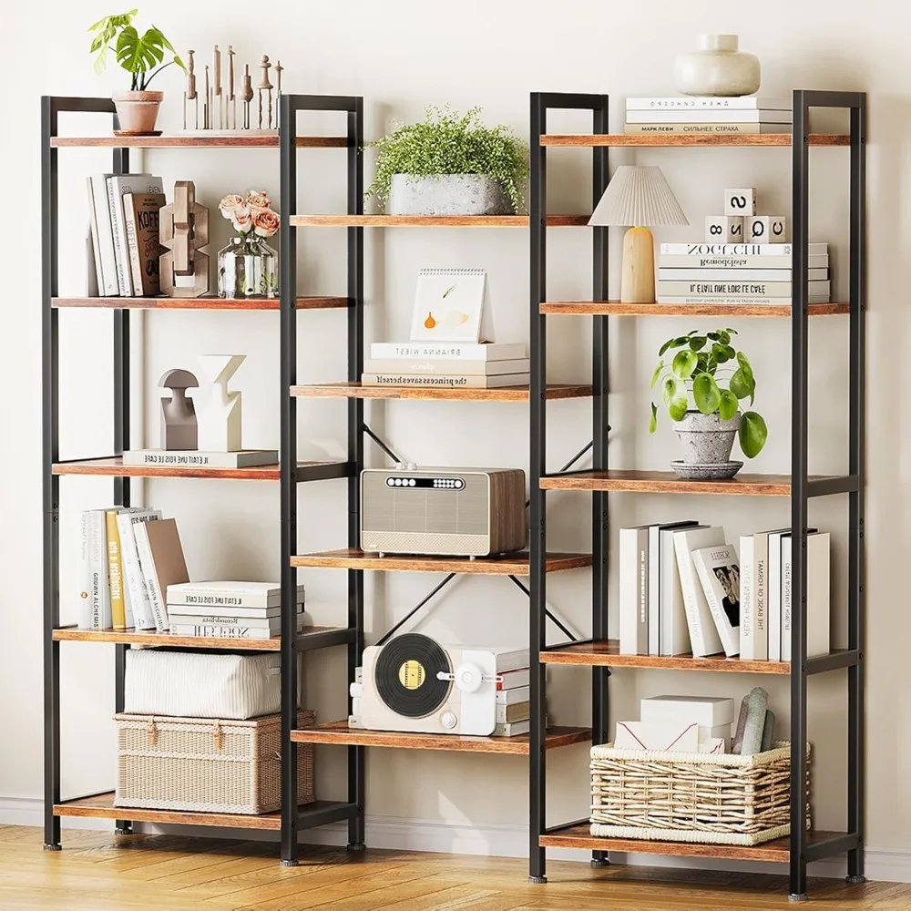 Bookshelf, Large Bookcase Open Display Shelve, Modern Industrial Wide Stand Shelving Unit for Living Room/Home /Office/ Bedroom
Bookshelf, Large Bookcase Open Display Shelve, Modern Industrial Wide Stand Shelving Unit for Living Room/Home /Office/ Bedroom