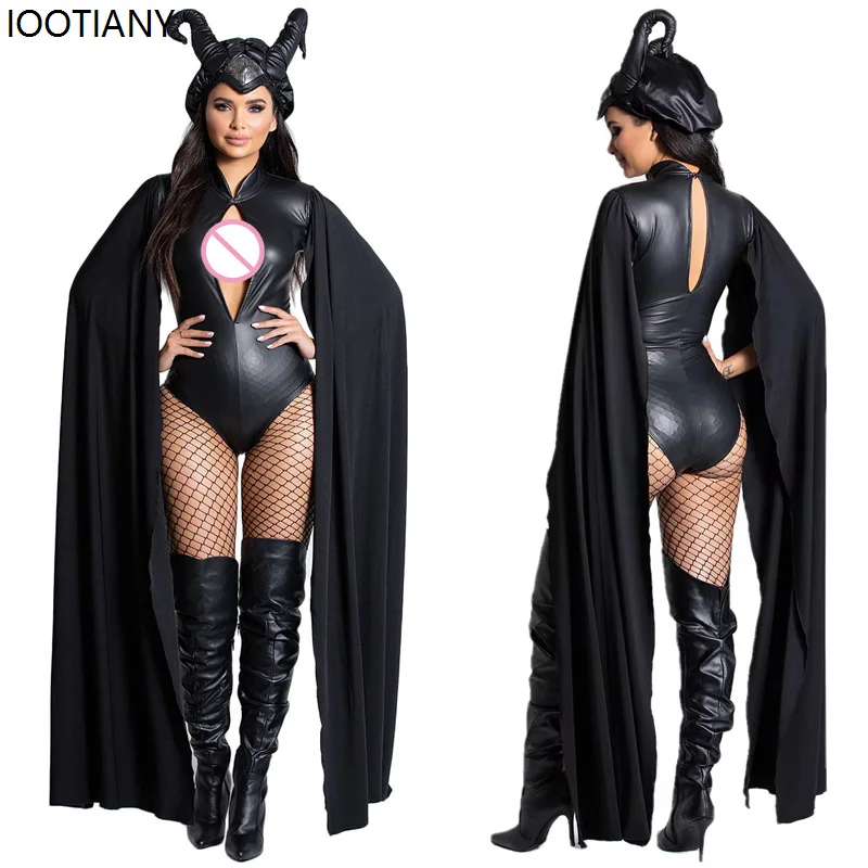 Women Sexy Evil Witch Cosplay Costumes Halloween Adult Evil Fairy Maleficent Fancy Dress Carnival Party Masquerad Stage Dress Up
Women Sexy Evil Witch Cosplay Costumes Halloween Adult Evil Fairy Maleficent Fancy Dress Carnival Party Masquerad Stage Dress Up