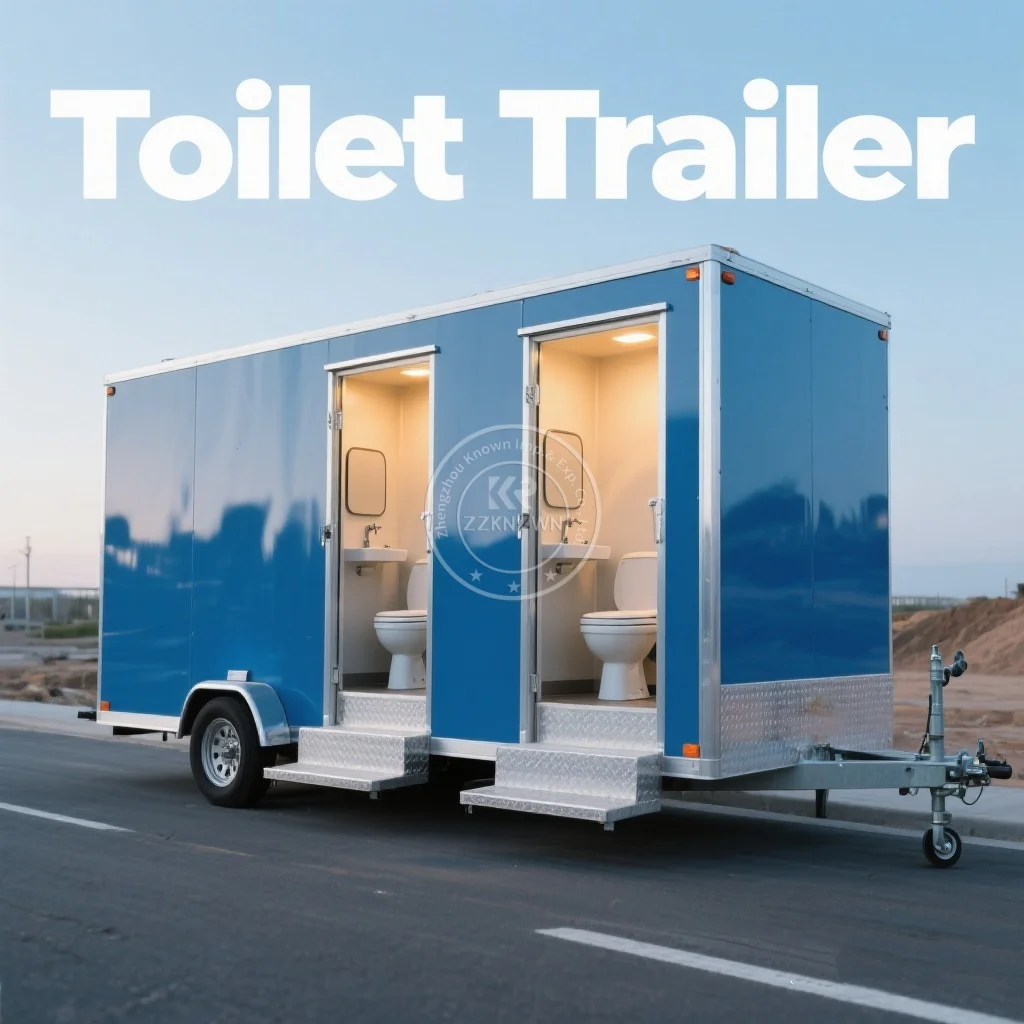 Modern Style Best-Selling Mobile Restroom Trailer Luxury Toilet Trailer Portable Bathroom Trailer for Outdoor Celebrations
Modern Style Best-Selling Mobile Restroom Trailer Luxury Toilet Trailer Portable Bathroom Trailer for Outdoor Celebrations