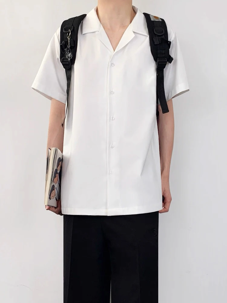 Cuban Collar Short Sleeve Ice Silk Shirt Men's Loose Versatile Design Retro Drape Casual Breathable Standard Fit Polyester Su...
Cuban Collar Short Sleeve Ice Silk Shirt Men's Loose Versatile Design Retro Drape Casual Breathable Standard Fit Polyester Su...