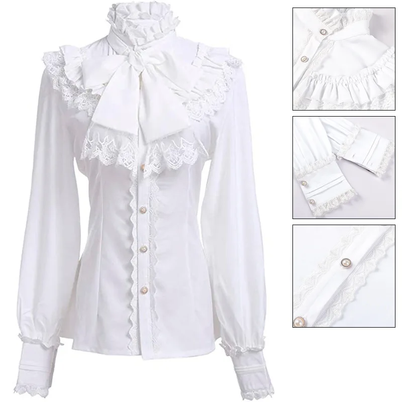 Новая весенняя коллекция: Модный этнический топ в викторианском стиле, готический, с оборками и длинными рукавами, в стиле ретро
Новая весенняя коллекция: Модный этнический топ в викторианском стиле, готический, с оборками и длинными рукавами, в стиле ретро