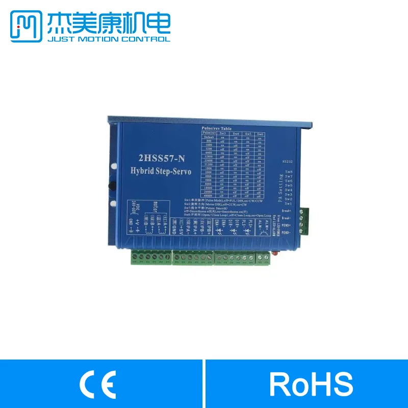 2HSS57-N-SC Hot sale 24V 7A dc driver hybrid close loop step servo motor driver kit cnc
2HSS57-N-SC Hot sale 24V 7A dc driver hybrid close loop step servo motor driver kit cnc