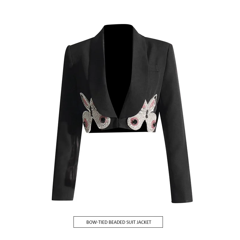 Women's Diamond-Encrusted Short Blazer French Celebrity Style 2025New y2k Temperament Light Luxury Design Sense Collage
Women's Diamond-Encrusted Short Blazer French Celebrity Style 2025New y2k Temperament Light Luxury Design Sense Collage