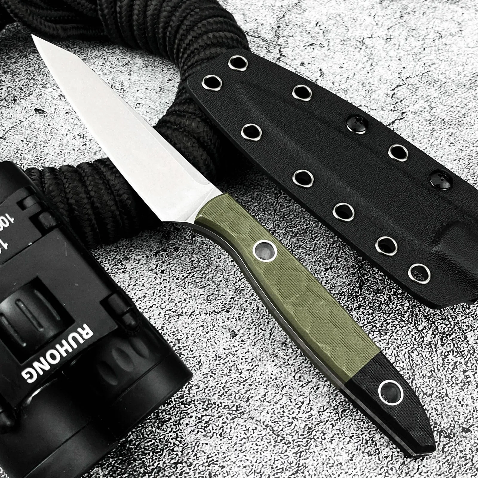BM4045 9Cr13Mov blade G10 handle Multi-Scenario fixed blade Pocket Knife, Great for Daily Errands and Outdoor Adventures
BM4045 9Cr13Mov blade G10 handle Multi-Scenario fixed blade Pocket Knife, Great for Daily Errands and Outdoor Adventures