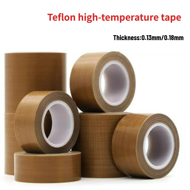 10M High Temperature Resistance Tape 300 Degrees PTFE Cloth Heat Insulation Adhesive Sealing Tape Cloth Thick 0.13mm/0.18mm
10M High Temperature Resistance Tape 300 Degrees PTFE Cloth Heat Insulation Adhesive Sealing Tape Cloth Thick 0.13mm/0.18mm