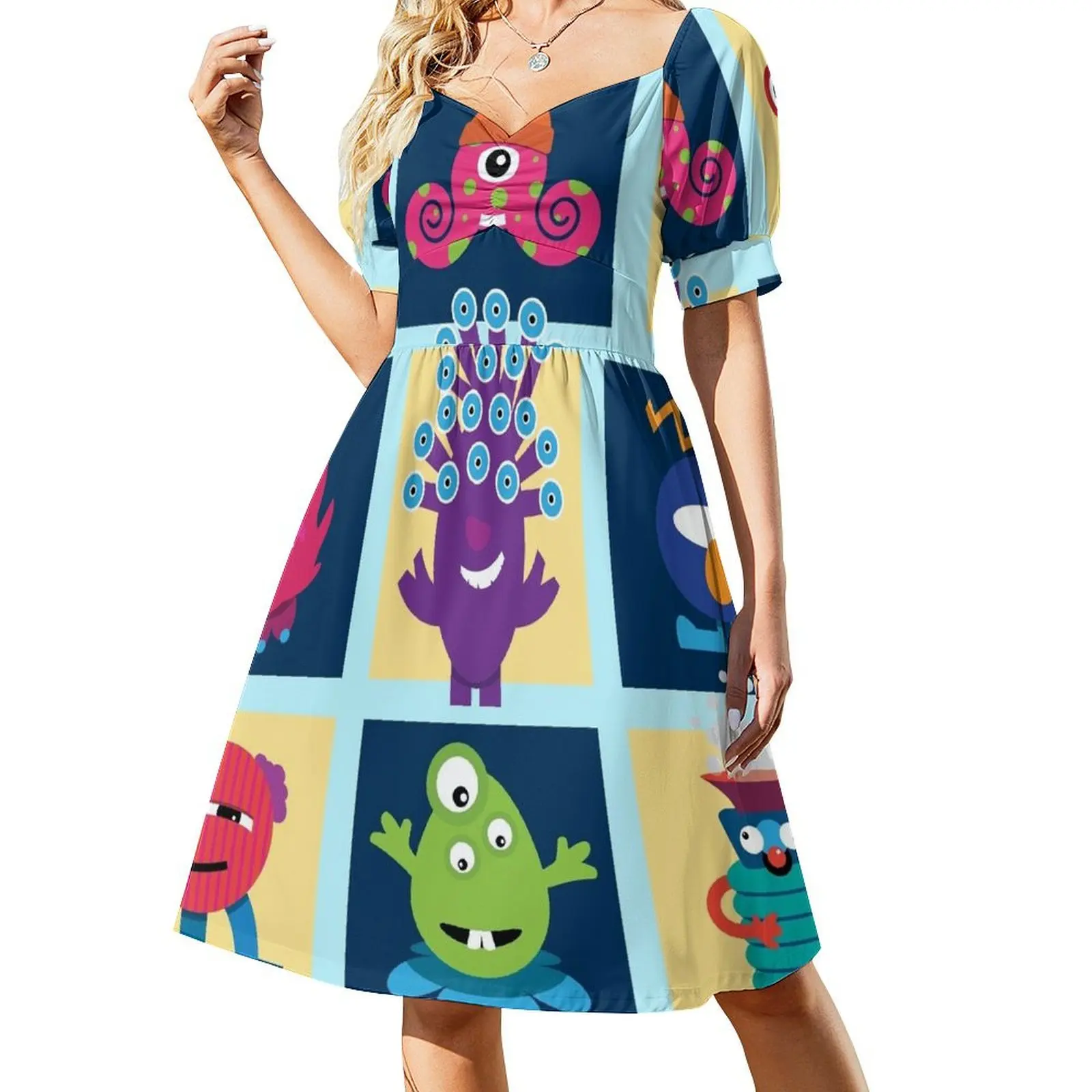 Summer Monsters Short-Sleeved Dress wedding dresses for parties women's fashion dresses summer dress for women 2025
Summer Monsters Short-Sleeved Dress wedding dresses for parties women's fashion dresses summer dress for women 2025
