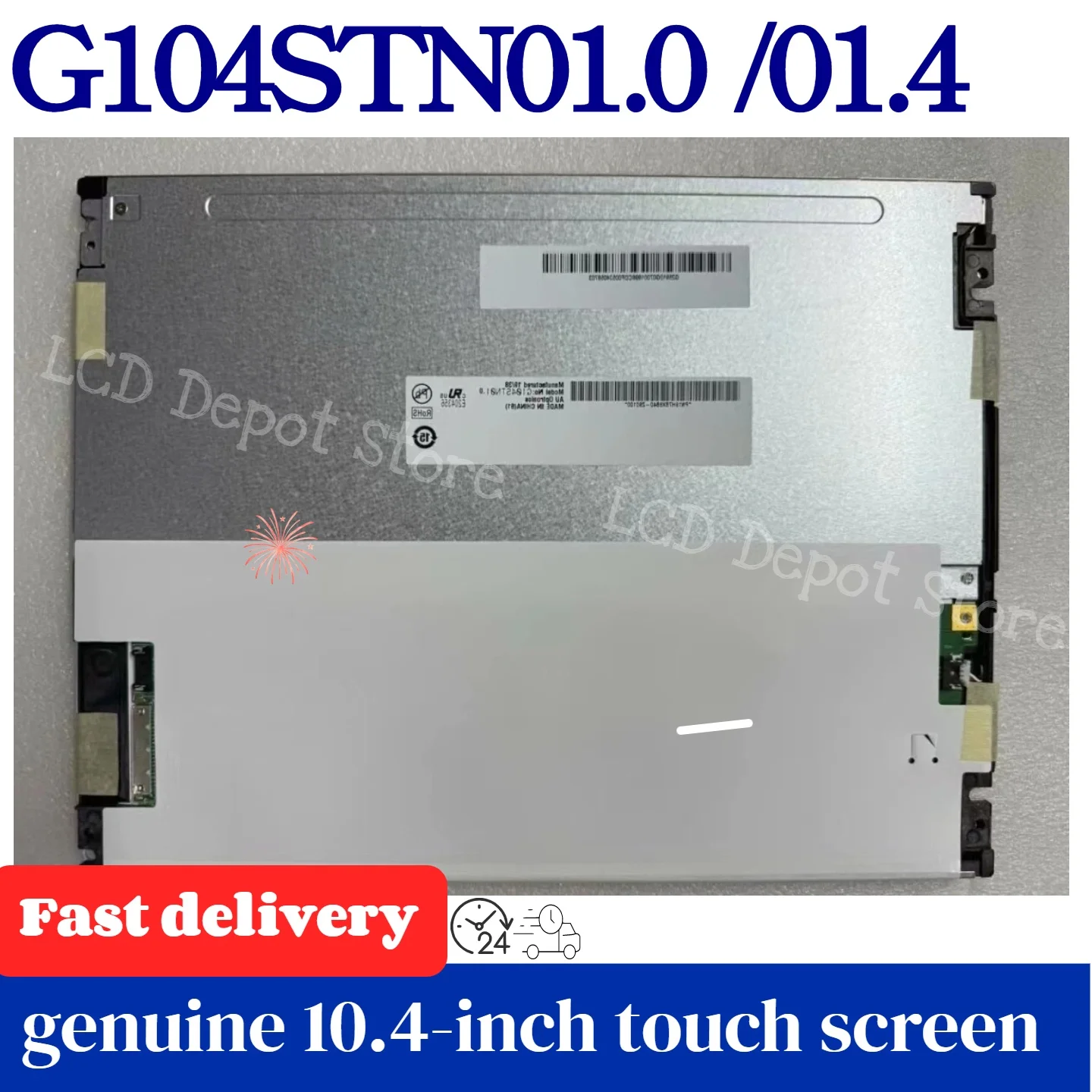 G104STN01.0 original 10.4-inch LCD display G104STN01.4, 100% tested, fast shipping
G104STN01.0 original 10.4-inch LCD display G104STN01.4, 100% tested, fast shipping