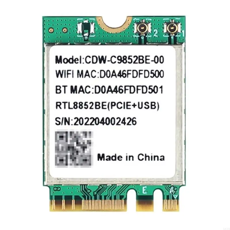 N84B RTL8852BE Двойная полоса WiFi 6 Card 802.11ac Axe Wireless NGFF M.2 Карта для 10
N84B RTL8852BE Двойная полоса WiFi 6 Card 802.11ac Axe Wireless NGFF M.2 Карта для 10