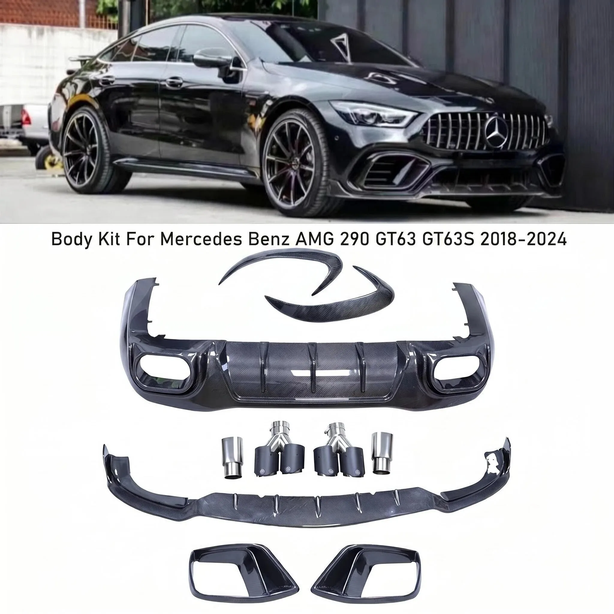 BBS-Model Body Kit For Mercedes Benz AMG 290 GT63 GT63S 2018-2024 Carbon Fiber Front Lip Rear Diffuser Side Skirt Bumper Spoiler
BBS-Model Body Kit For Mercedes Benz AMG 290 GT63 GT63S 2018-2024 Carbon Fiber Front Lip Rear Diffuser Side Skirt Bumper Spoiler