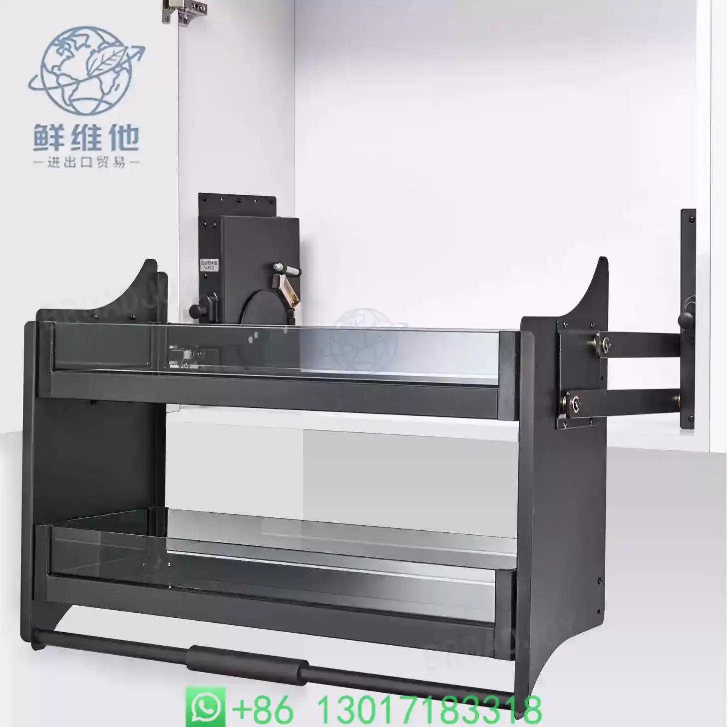Kitchen Hanging Cabinet Lift Pull Basket Upperupper and Lower Buffer Drop-down Kitchenrack
Kitchen Hanging Cabinet Lift Pull Basket Upperupper and Lower Buffer Drop-down Kitchenrack