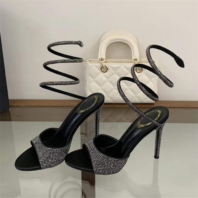 Eilyken Fashion CRYSTAL Diamond Ankle Strap Women Sandals Street Style Sexy Thin High Heels Stripper Banquet Shoes
Eilyken Fashion CRYSTAL Diamond Ankle Strap Women Sandals Street Style Sexy Thin High Heels Stripper Banquet Shoes