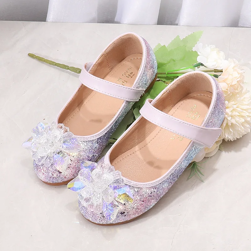 Diamond Flower Girls Flat Heels Kids Princess Leather Shoe Crystal Glitter Children's Dress Party Wedding Footwear Round Toe 3CM
Diamond Flower Girls Flat Heels Kids Princess Leather Shoe Crystal Glitter Children's Dress Party Wedding Footwear Round Toe 3CM
