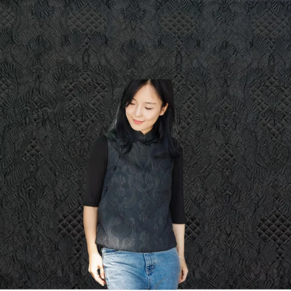 Парчовая жаккардовая ткань, темное зерновое платье, верхняя одежда, черная ткань по индивидуальному заказу, модный дизайн, шитье, оптовая продажа, материал на метр
Парчовая жаккардовая ткань, темное зерновое платье, верхняя одежда, черная ткань по индивидуальному заказу, модный дизайн, шитье, оптовая продажа, материал на метр