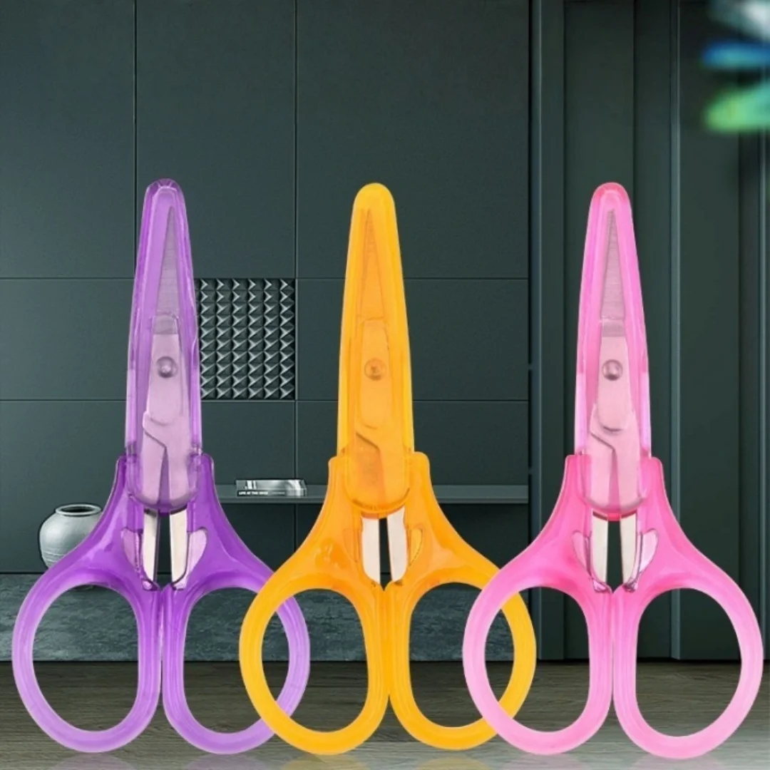 Cute Transparent Kids Scissors Safety Plastic Cutter For Paper Cutting DIY Crafts School Stationery Supplies Art Accessories
Cute Transparent Kids Scissors Safety Plastic Cutter For Paper Cutting DIY Crafts School Stationery Supplies Art Accessories