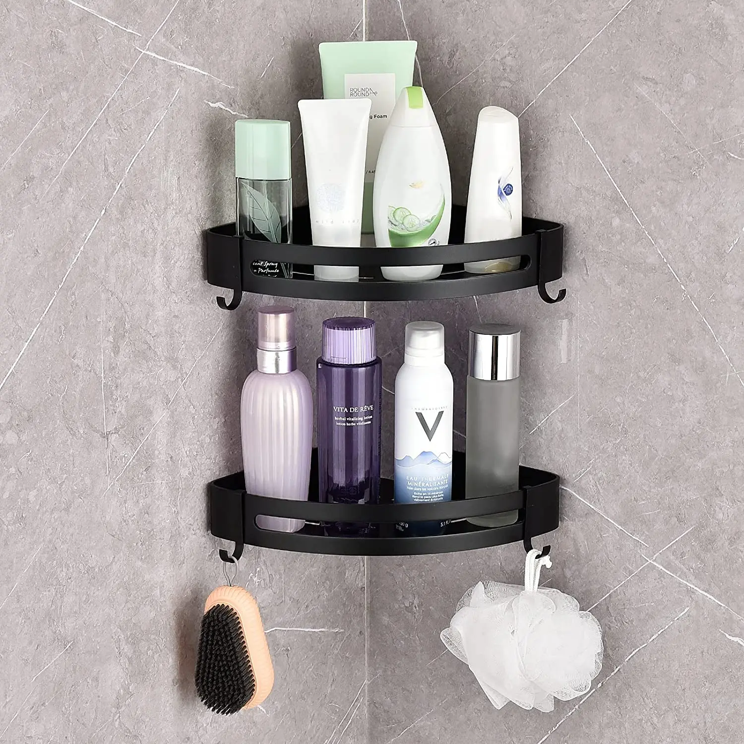 Black Corner Shelves Wall Mounted Towel Shower Storage Rack Aluminum Shampoo Holder No Drill Bathroom Shelf Organizer
Black Corner Shelves Wall Mounted Towel Shower Storage Rack Aluminum Shampoo Holder No Drill Bathroom Shelf Organizer