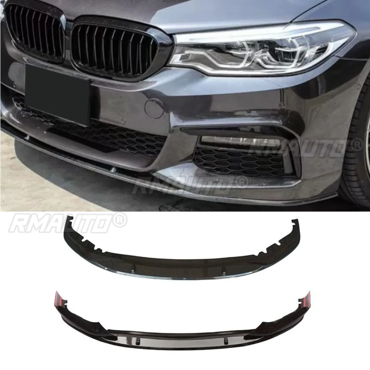 Car Front Bumper Spoiler Lip Diffuser Splitter Glossy Black Modification Part For BMW 5 Series G30 G38 early stage 2018-2020
Car Front Bumper Spoiler Lip Diffuser Splitter Glossy Black Modification Part For BMW 5 Series G30 G38 early stage 2018-2020