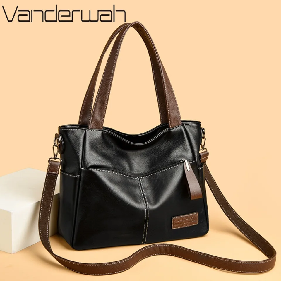 Genuine Brand Top Quality Soft PU Leather Handbags Large Casual Women Bags Luxury Female Shoulder Crossbody Bag Tote Sac A Main
Genuine Brand Top Quality Soft PU Leather Handbags Large Casual Women Bags Luxury Female Shoulder Crossbody Bag Tote Sac A Main