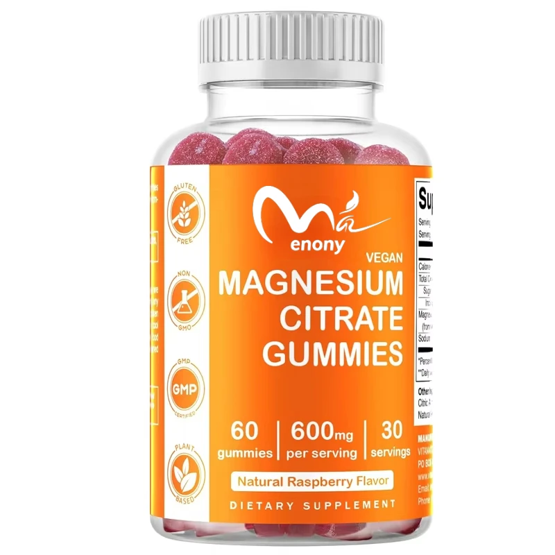 Vitamin magnesium citrate gummies 600mg per serving 60 vegetarian gummies - promote healthy relaxation, muscle, bone, and energy
Vitamin magnesium citrate gummies 600mg per serving 60 vegetarian gummies - promote healthy relaxation, muscle, bone, and energy