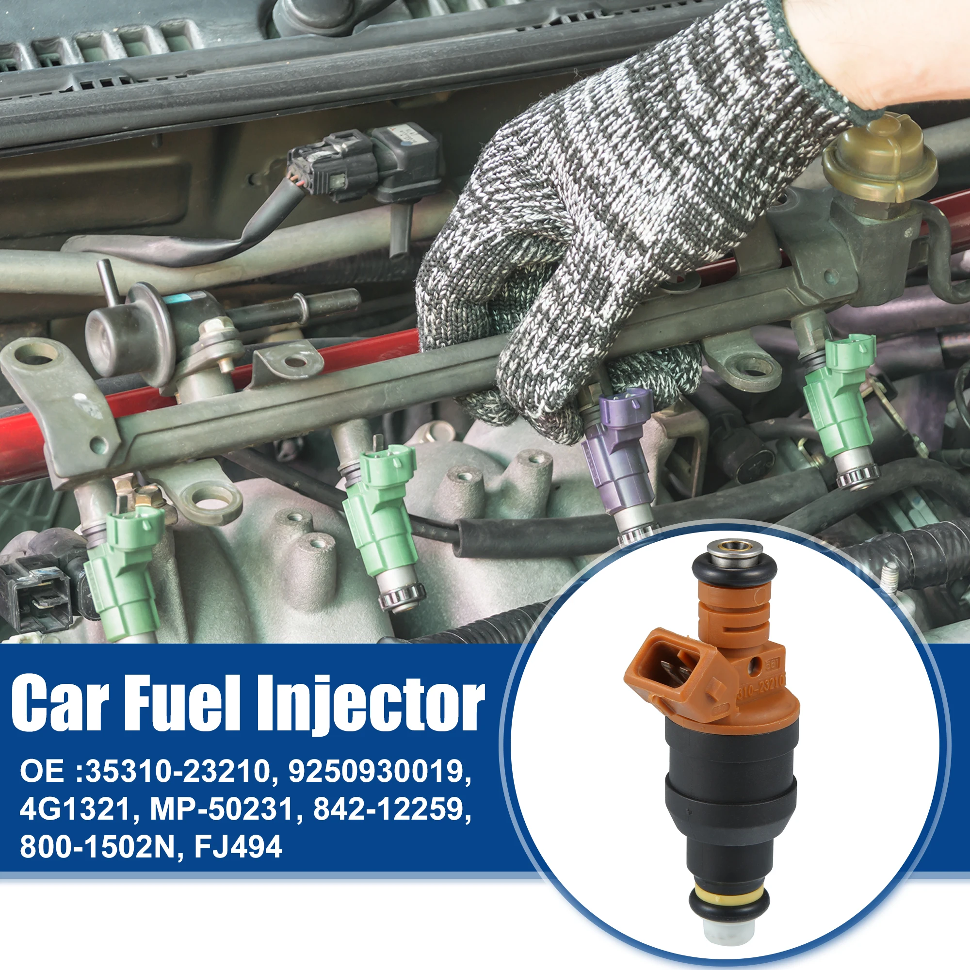 UXCELL 4 шт. 35310-23210 Замена топливной форсунки для Hyundai Tiburon 2.0L 1997-2001 гг.
UXCELL 4 шт. 35310-23210 Замена топливной форсунки для Hyundai Tiburon 2.0L 1997-2001 гг.