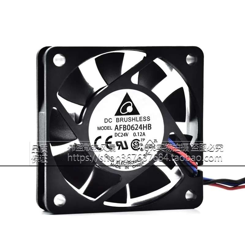 New 60 * 60 * 15mM 6CM 24V 0.12A frequency converter industrial computer server Cooling fan AFB0624HB
New 60 * 60 * 15mM 6CM 24V 0.12A frequency converter industrial computer server Cooling fan AFB0624HB