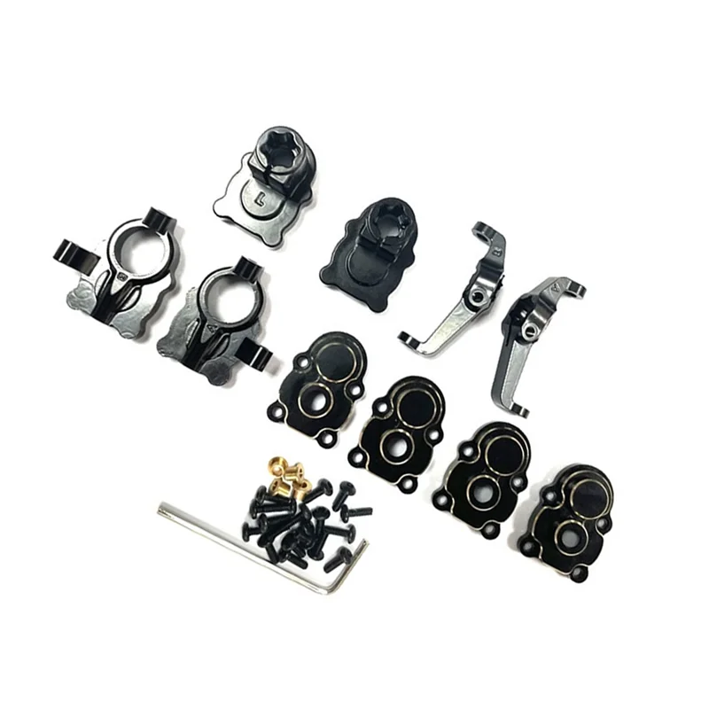 For FMS FCX24 Brass Front and Rear Portal Housing Set 1/24 RC Crawler Car Upgrades Parts Accessories,Black
For FMS FCX24 Brass Front and Rear Portal Housing Set 1/24 RC Crawler Car Upgrades Parts Accessories,Black