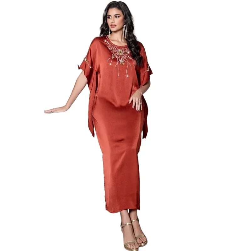 Luxury Diamonds Abayas for Women Dubai Turkey Kaftan Eid Djellaba Morocco Caftan Robe Femme Musulmane Vestodps Muslim Dress Gown
Luxury Diamonds Abayas for Women Dubai Turkey Kaftan Eid Djellaba Morocco Caftan Robe Femme Musulmane Vestodps Muslim Dress Gown