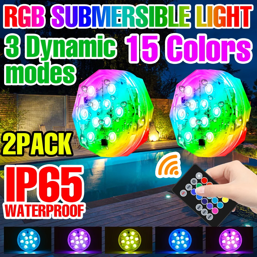 2Pcs RGB Underwater Lamp Swimming Pool Light Waterproof Wedding Party Vase Decoration Christmas Nightlight AAA Batteries Powered
2Pcs RGB Underwater Lamp Swimming Pool Light Waterproof Wedding Party Vase Decoration Christmas Nightlight AAA Batteries Powered