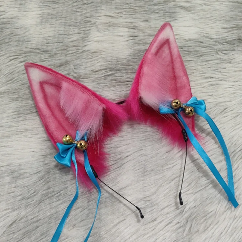 Игра Fox Fairy Ears Ahri Косплей пушистые розовые уши головной убор ручной работы лисьи уши реквизит головной убор
Игра Fox Fairy Ears Ahri Косплей пушистые розовые уши головной убор ручной работы лисьи уши реквизит головной убор