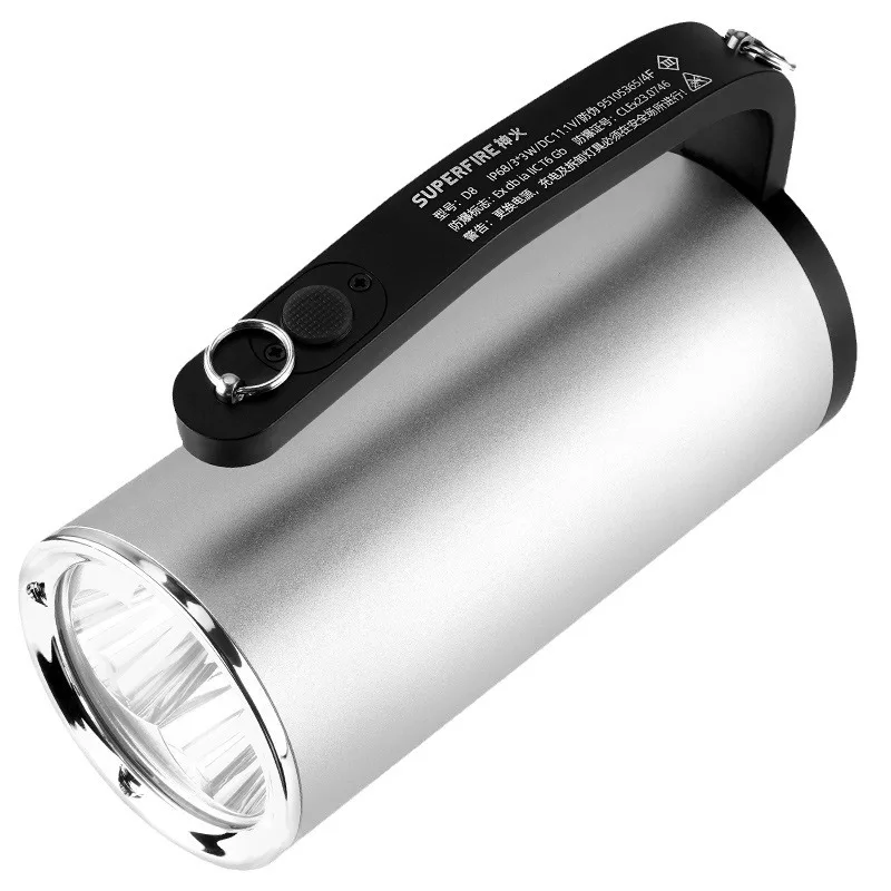 Explosion-proof strong light fire tunnel flashlight waterproof construction site portable searchlight lighting D8 portable light
Explosion-proof strong light fire tunnel flashlight waterproof construction site portable searchlight lighting D8 portable light