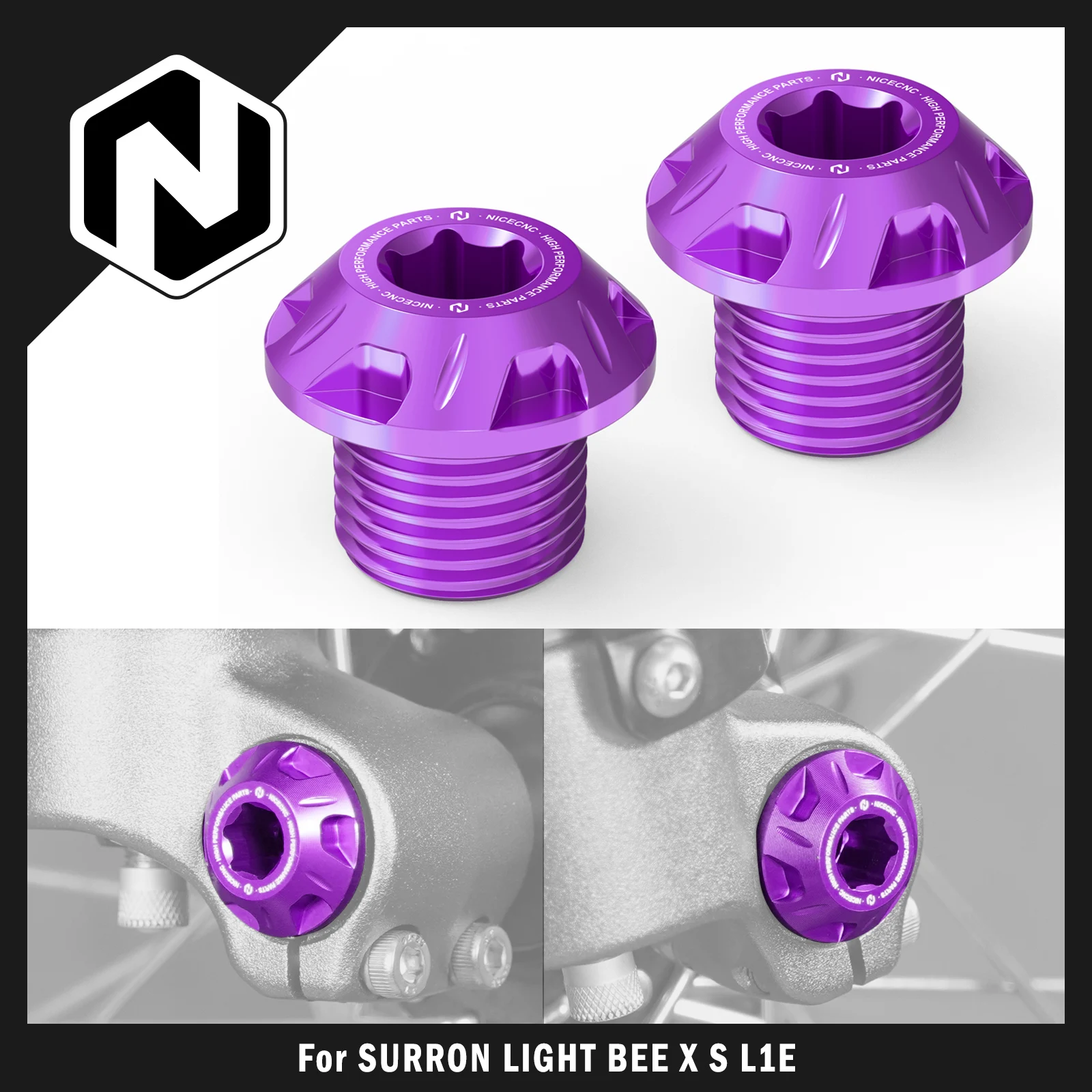 NICECNC For Surron Light Bee X Front Wheel Axle Bolt Screws For Sur-Ron Light Bee S L1E For Segway X160 X260 Electric Dirt Bike
NICECNC For Surron Light Bee X Front Wheel Axle Bolt Screws For Sur-Ron Light Bee S L1E For Segway X160 X260 Electric Dirt Bike