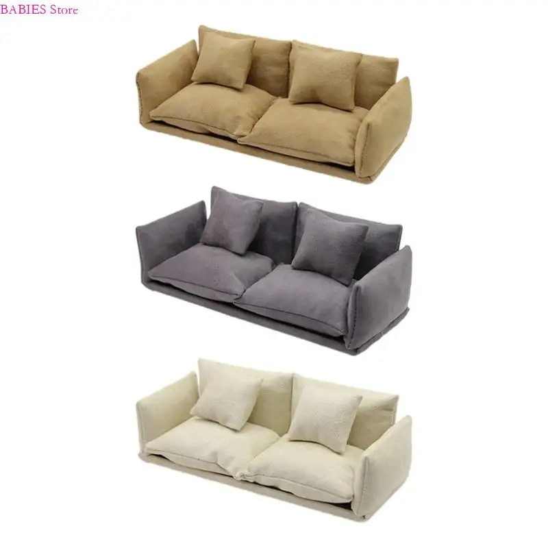 1/12 Scale Couch Model Modern Miniature Sofa Realistic Wooden Dollhouses Furniture For Bedroom Living Room
1/12 Scale Couch Model Modern Miniature Sofa Realistic Wooden Dollhouses Furniture For Bedroom Living Room