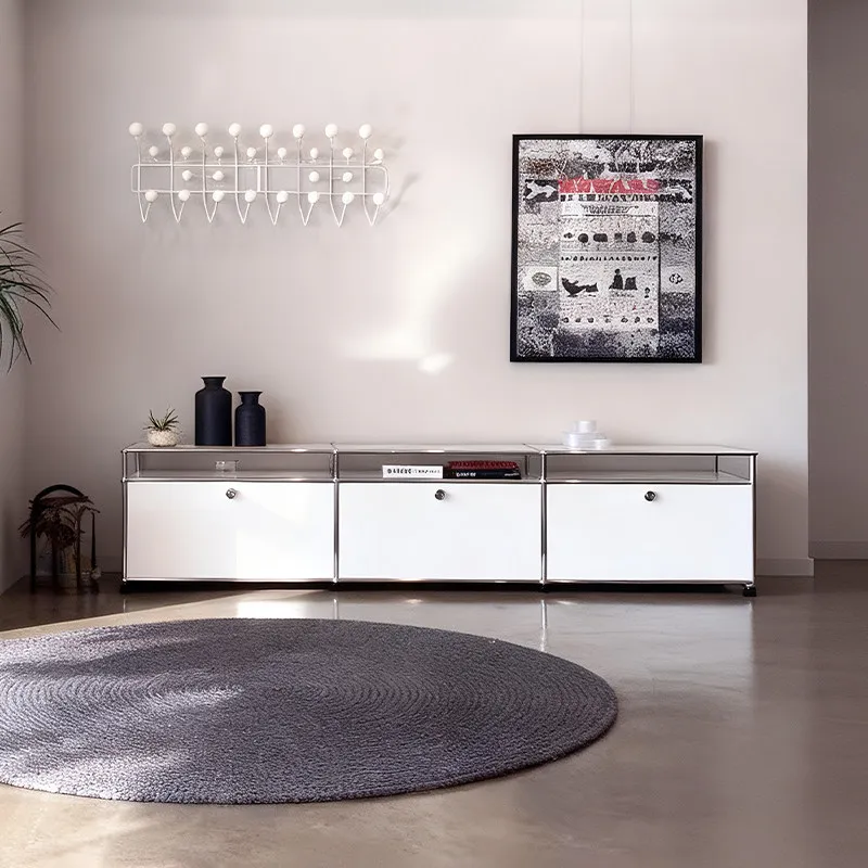 Modular TV Cabinet Antique Living Room Bedroom Stainless Steel Mobile Cabinet with Roller
Modular TV Cabinet Antique Living Room Bedroom Stainless Steel Mobile Cabinet with Roller
