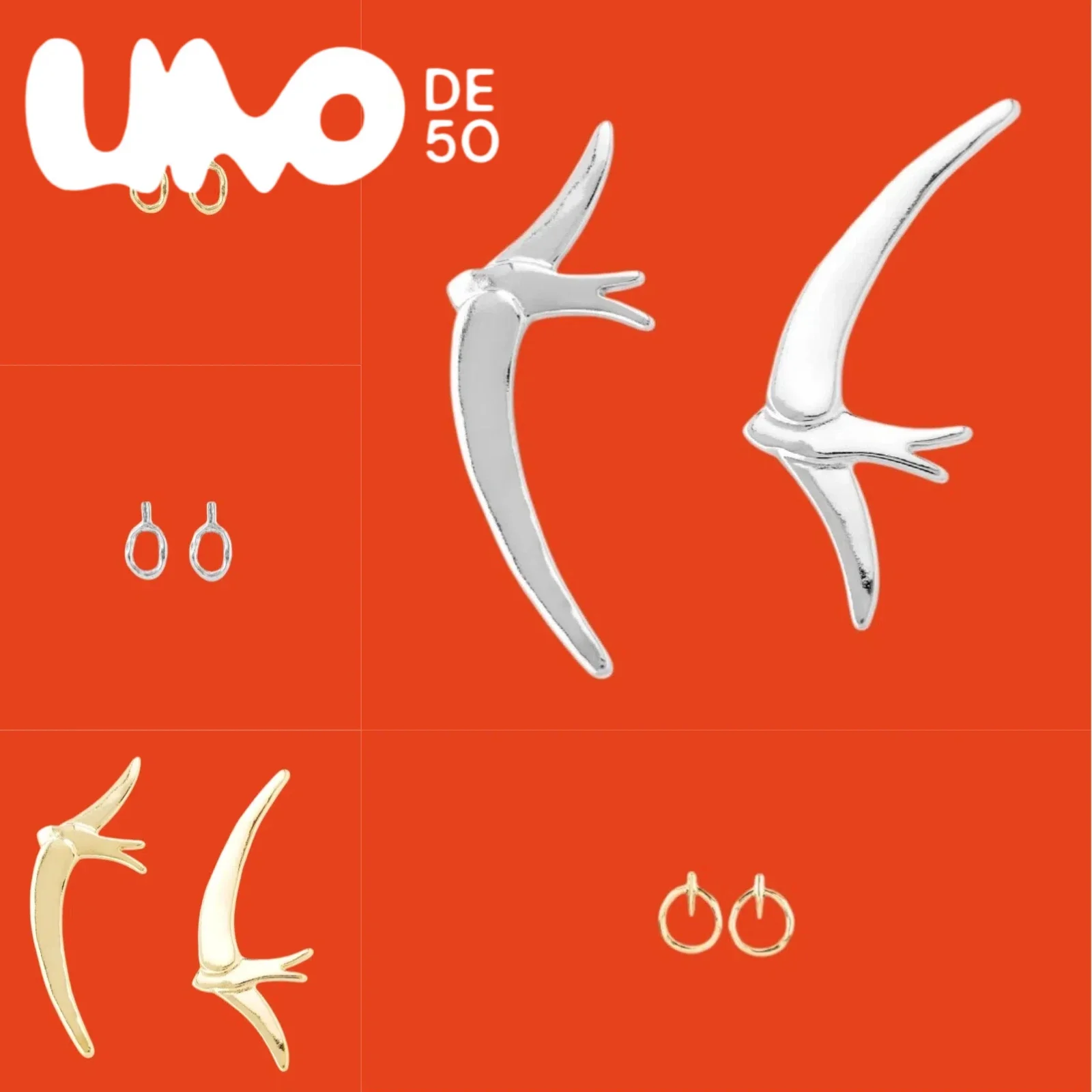 UNOde50 2025 Latest Earrings 24K Gold/Silver High-End Stylish Accessories for Women Hot Sale Discount
UNOde50 2025 Latest Earrings 24K Gold/Silver High-End Stylish Accessories for Women Hot Sale Discount