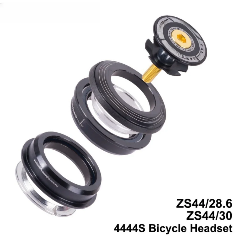 ZS44 Standard Bicycle Headset with Sealed Bearings for 44mm Head Tube and Straight Tapered Steerer Fork Support
ZS44 Standard Bicycle Headset with Sealed Bearings for 44mm Head Tube and Straight Tapered Steerer Fork Support