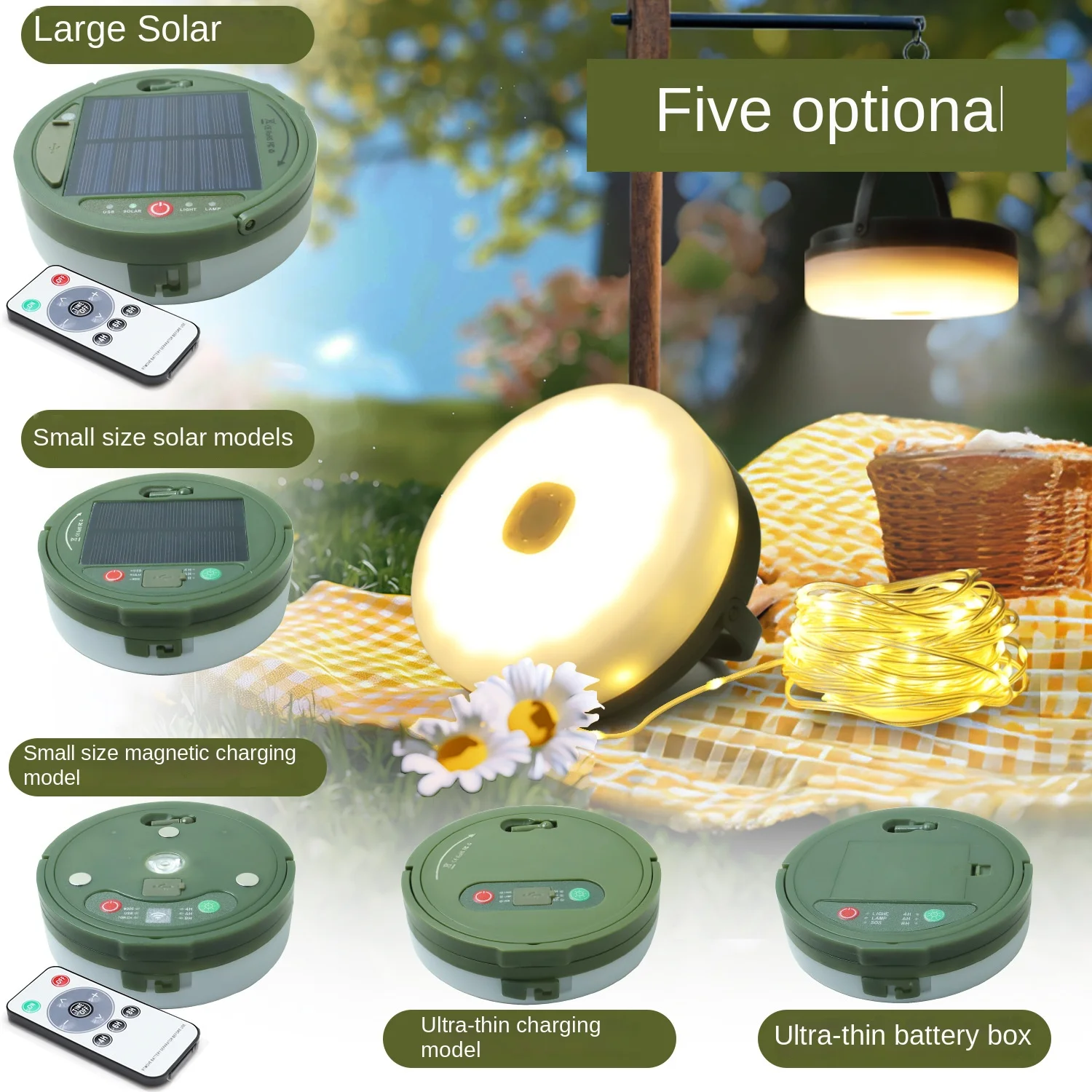 Solar outdoor camping lights tent emergency atmosphere lights lighting tape measure storage camping light strings
Solar outdoor camping lights tent emergency atmosphere lights lighting tape measure storage camping light strings