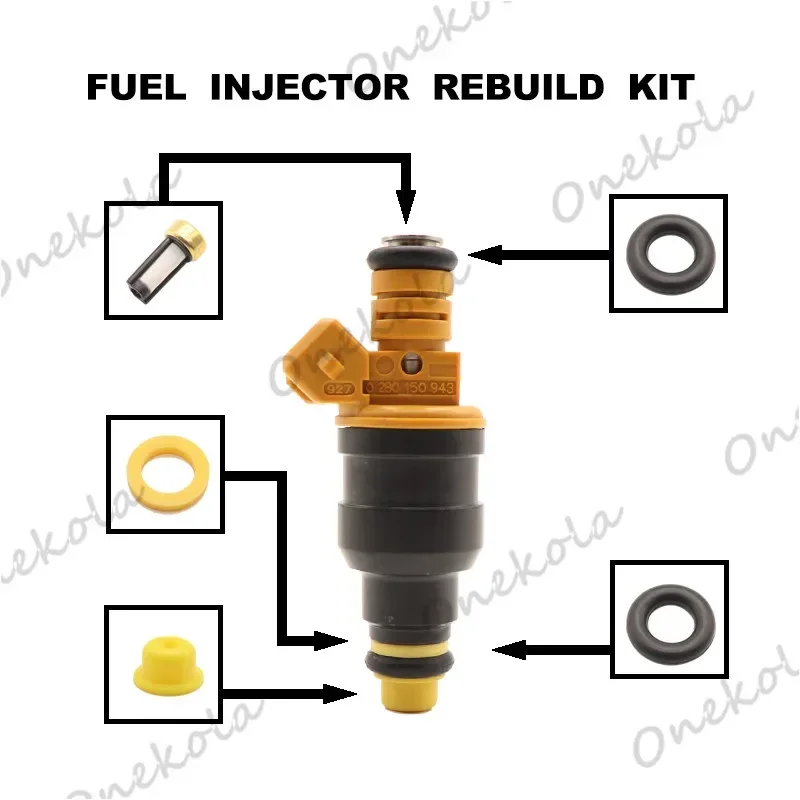Fuel Injector repair kit Orings Filters for Ford F250 F350 E250 7.5L 460ci V8 0280150943
Fuel Injector repair kit Orings Filters for Ford F250 F350 E250 7.5L 460ci V8 0280150943