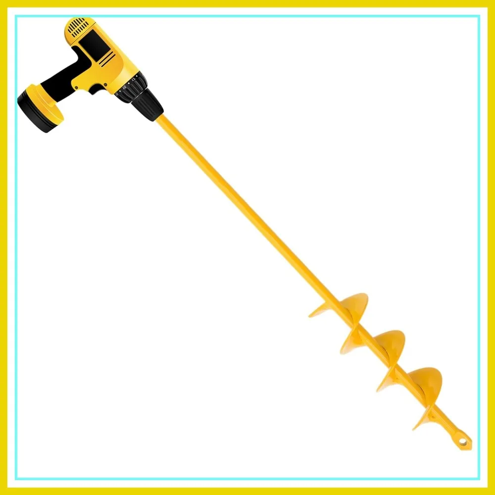 2"x14.5" Garden Auger Drill Bit for Planting Bulbs, Flowers, Bedding Plants - Fits 3/8" Hex Drill (Yellow)
2"x14.5" Garden Auger Drill Bit for Planting Bulbs, Flowers, Bedding Plants - Fits 3/8" Hex Drill (Yellow)