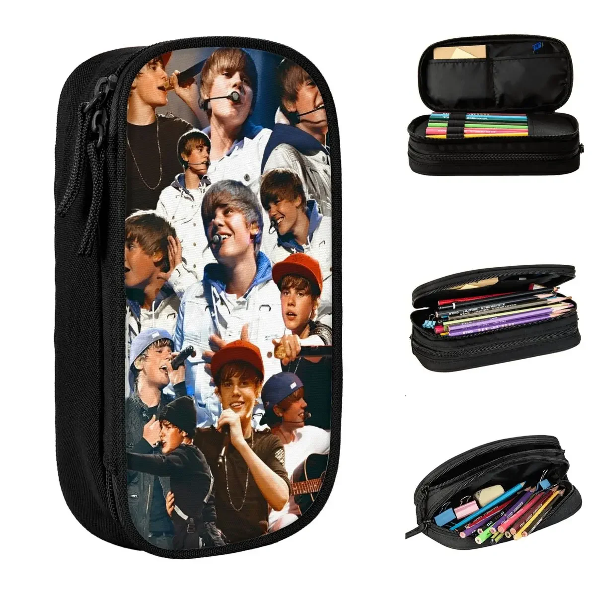 Hip Hop Justins Biebers Pencil Case Music Pencilcases Pen Box for Girls Boys Big Capacity Bags School Supplies Gift Stationery
Hip Hop Justins Biebers Pencil Case Music Pencilcases Pen Box for Girls Boys Big Capacity Bags School Supplies Gift Stationery